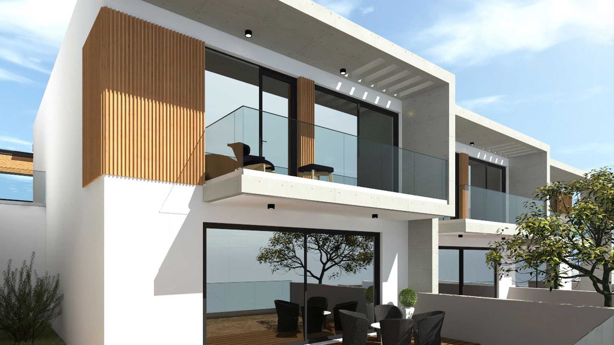 M537 Haus mit Terrasse Animation